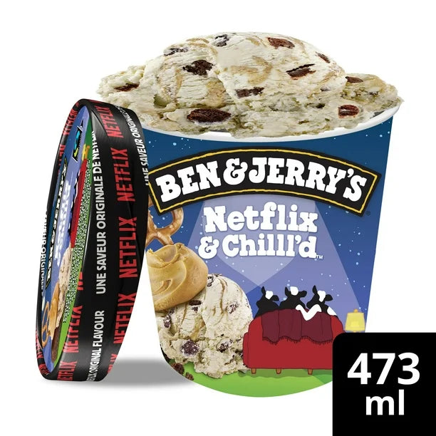 Ben & Jerry's Ice Cream, Netflix & Chilll'd (473mL)