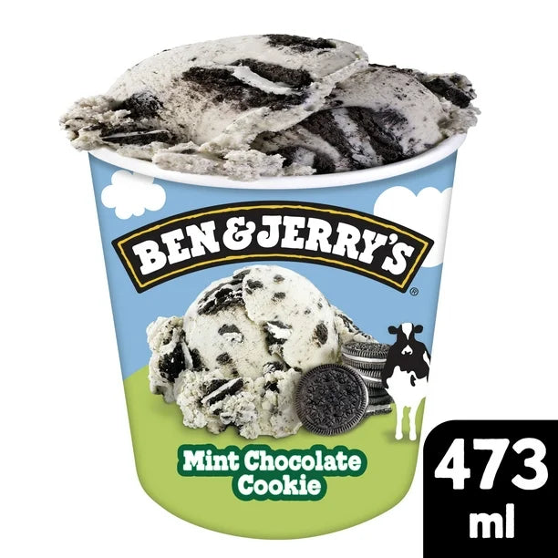 Ben & Jerry's Ice Cream, Mint Chocolate Cookie (473mL)