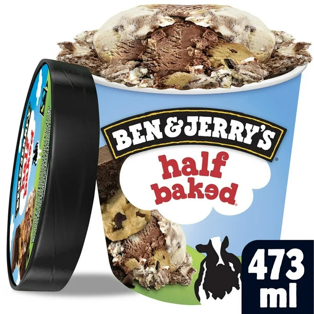 Ben & Jerry's Ice Cream, Half Baked (473mL)