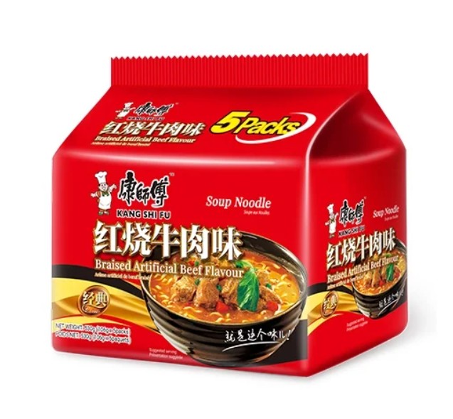 Kang Shi Fu Packet Braised Beef 5x106g