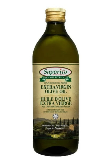 Saporito Foods Extra Virgin Olive Oil, 1L