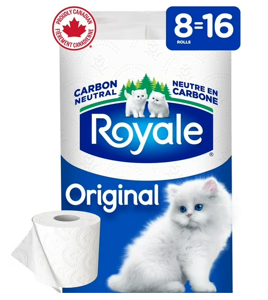 Royale, Original Toilet Paper 2ply (8ct)