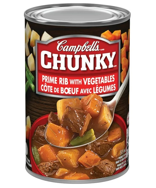 Campbell's® Chunky®, Prime Rib with Vegetables Soup (515mL)