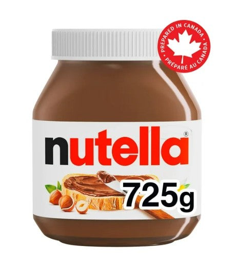 Nutella Hazelnut Spread with Cocoa for Breakfast, 725g Jar