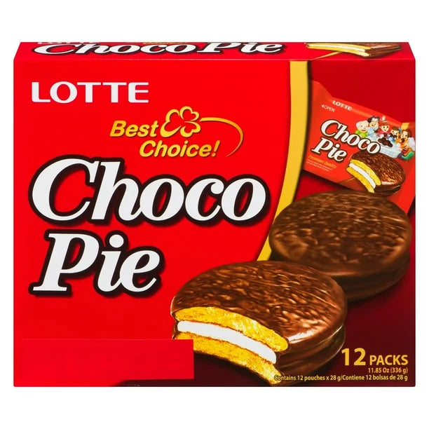 Lotte, Choco Pie Chocolate Biscuits (12 x 28g)