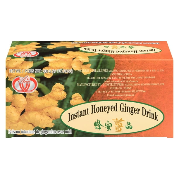 Ann Instant Honeyed Ginger Drink, 360 g (20pk)