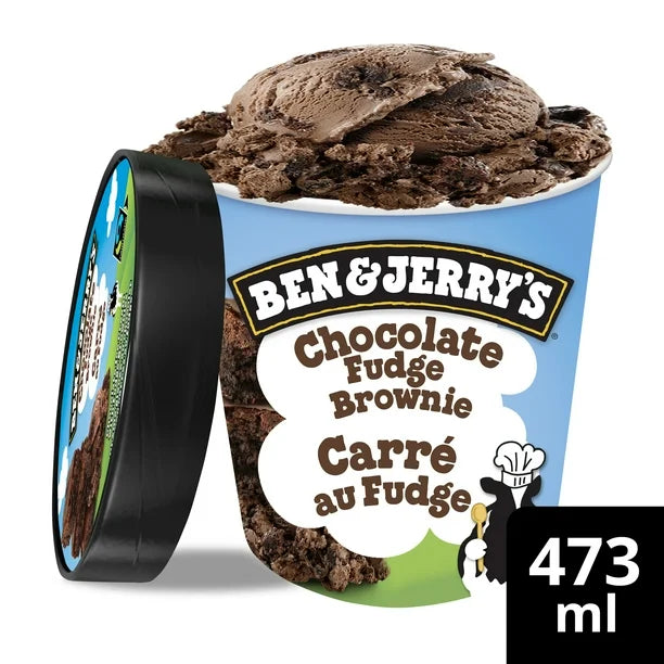 Ben & Jerry's Ice Cream, Chocolate Fudge Brownie (473mL)