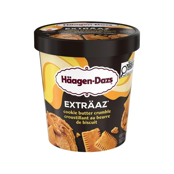 Haagen-Dazs EXTRÄAZ, Cookie Butter Crumble (450mL)