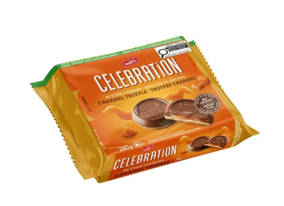 Celebration Caramel Milk Chocolate Coated, 240g each box