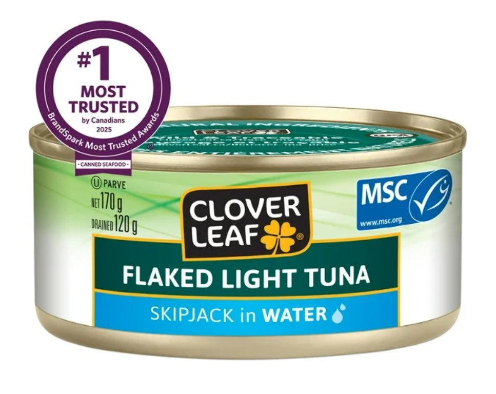 Clover LEAF® Flaked Light Tuna, Skipjack in Water, 170 g
