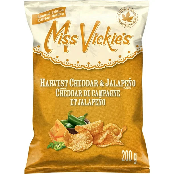 Miss Vickie's, Harvest Cheddar & Jalapeño (200g)