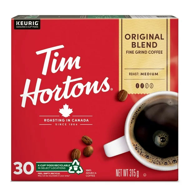 Tim Hortons, Keurig K-cup Pod Original Blend (30ct)