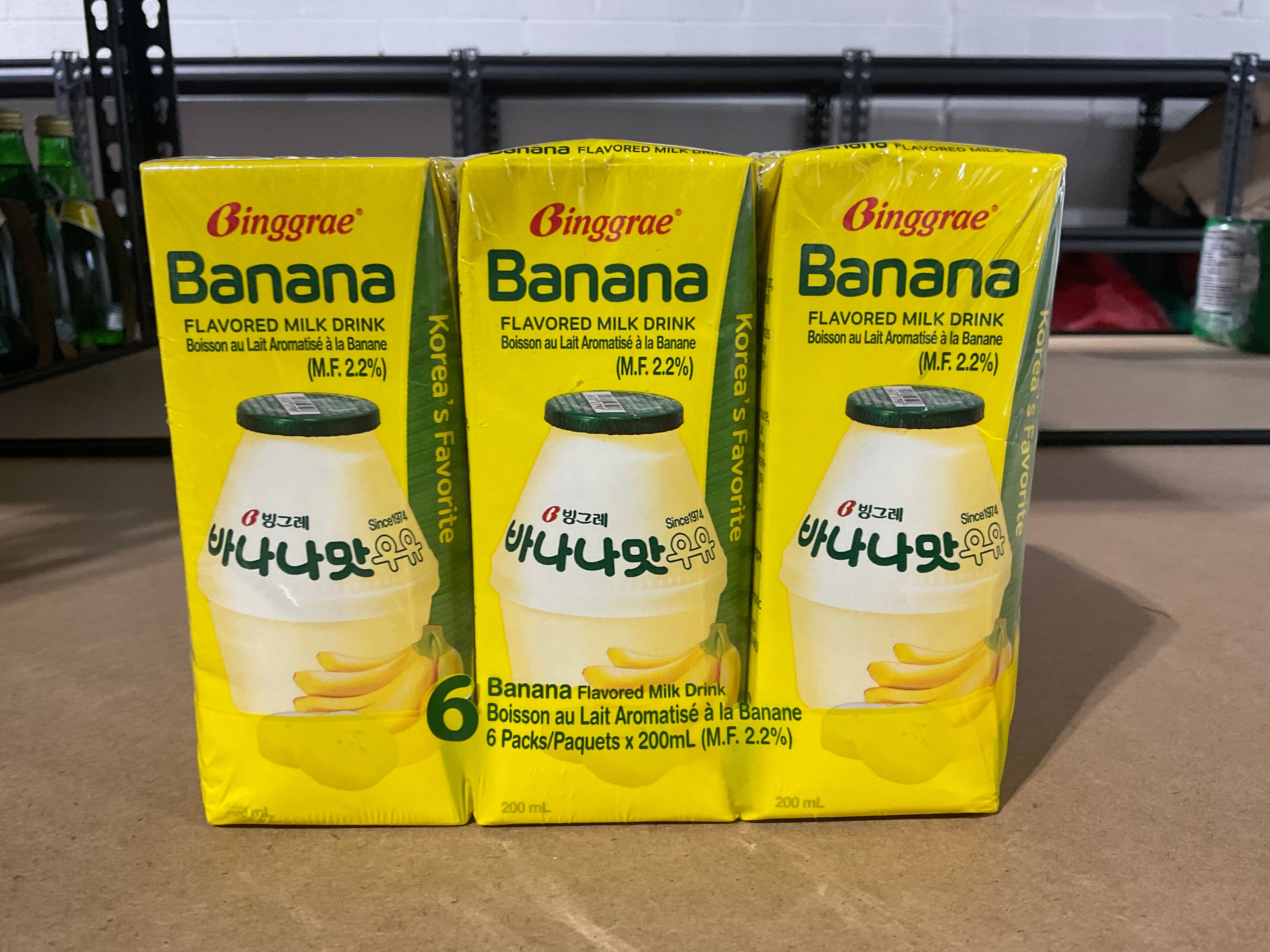 Binggrae banana milk drink