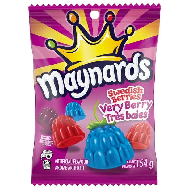 Maynards Swedish Berries Very Berry, 154g