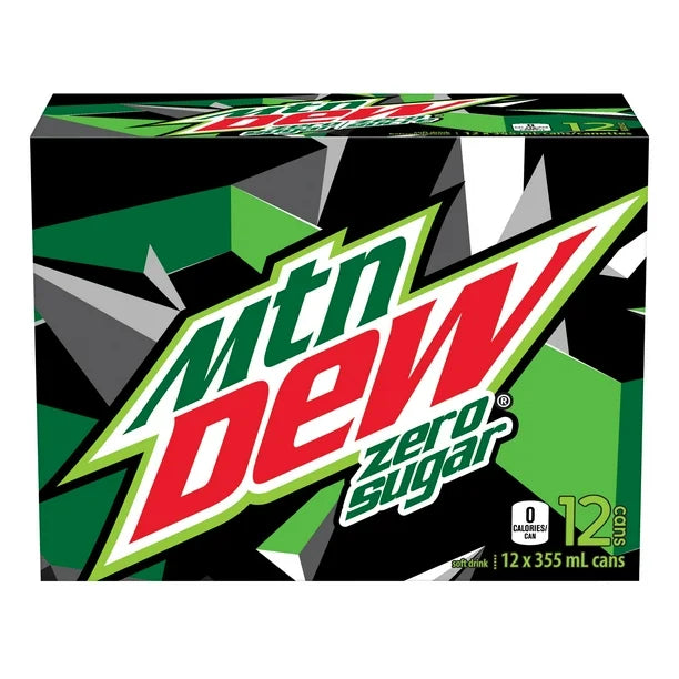 Mountain Dew, Zero Sugar (12 x 355mL)