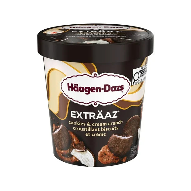 Haagen-Dazs, Cookies & Cream Crunch (450mL)