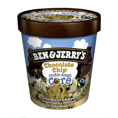 Ben & Jerry's Ice Cream, Chocolate Chip Cookie Dough Core (473mL)