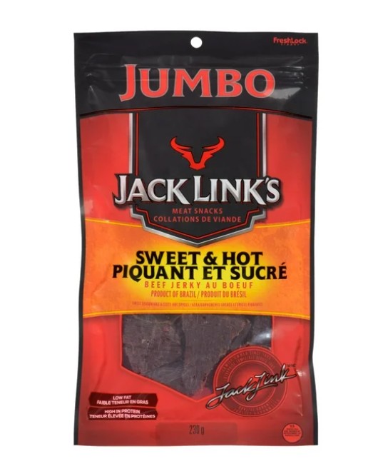 Jack Link's Sweet & Hot Jerky, 230g