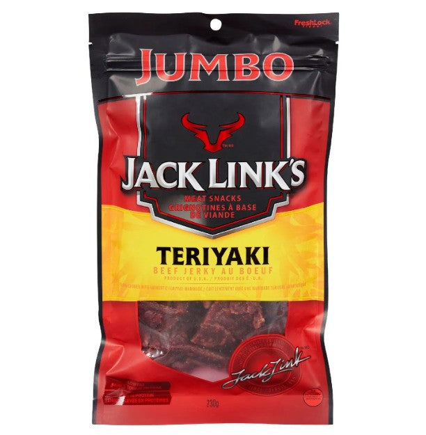 Jack Links Teriyaki Beef Jerky, 230g