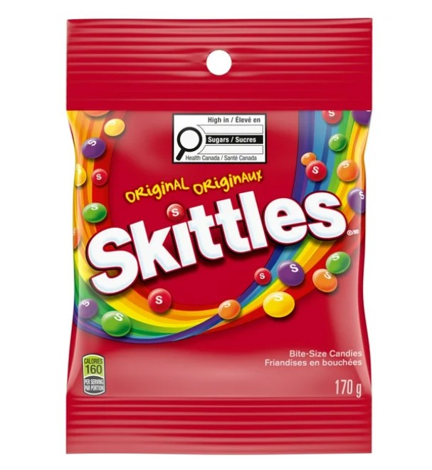Skittles, Original Chewy Candy, 170g