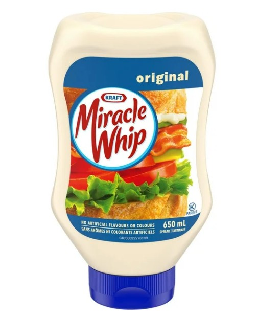 Miracle Whip Original Spread Salad Dressings, 650mL