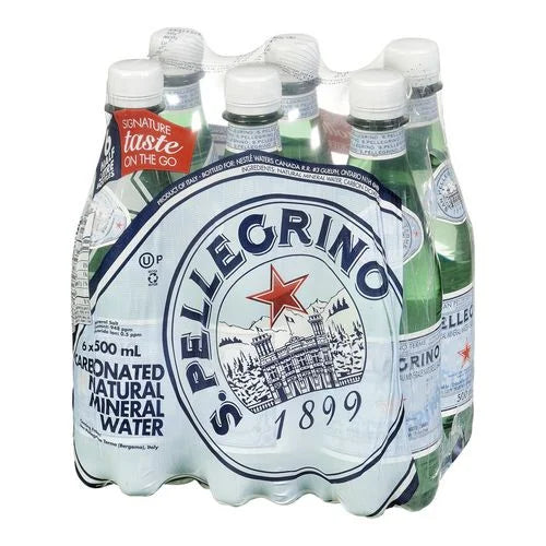 San Pellegrino, Sparkling Water (6 x 500mL)