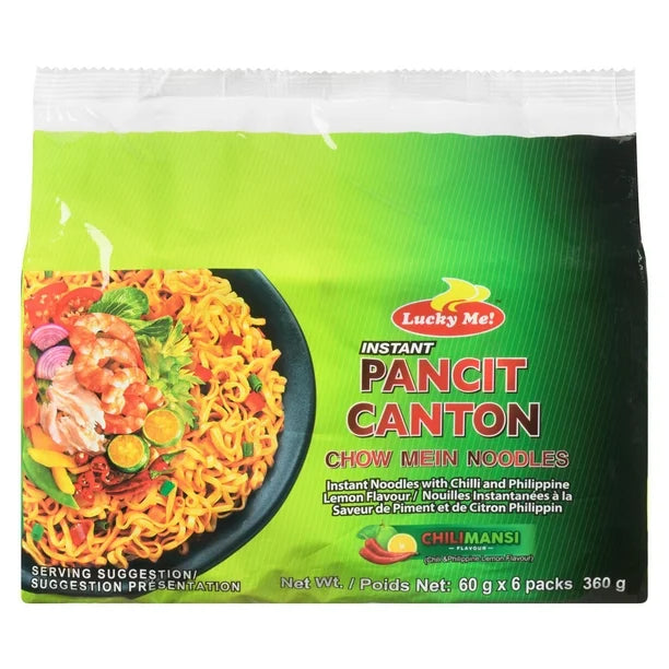 Lucky Me! Pancit Canton, Chili Calamansi (6 x 60g)