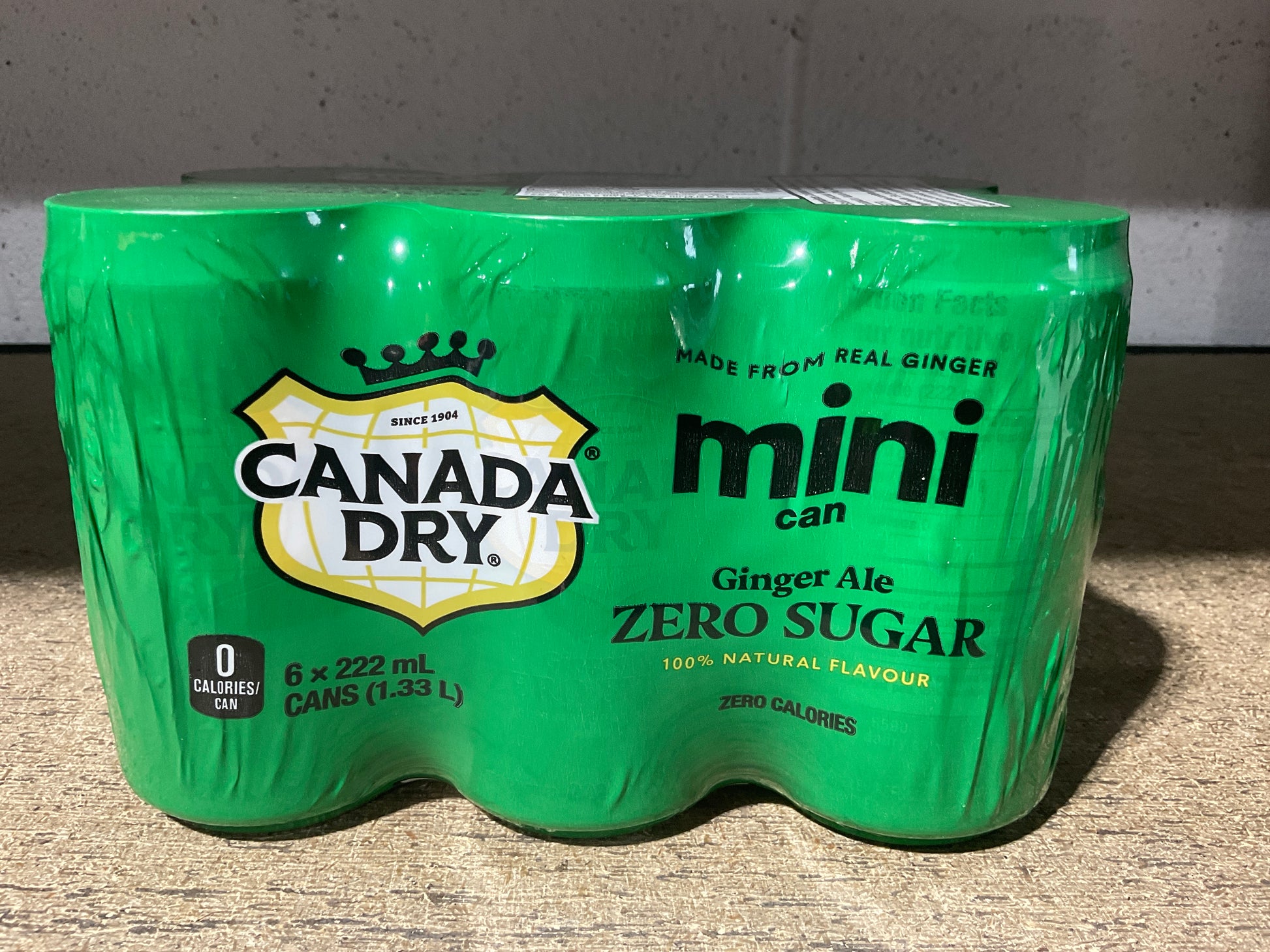 Canada Dry zero sugar