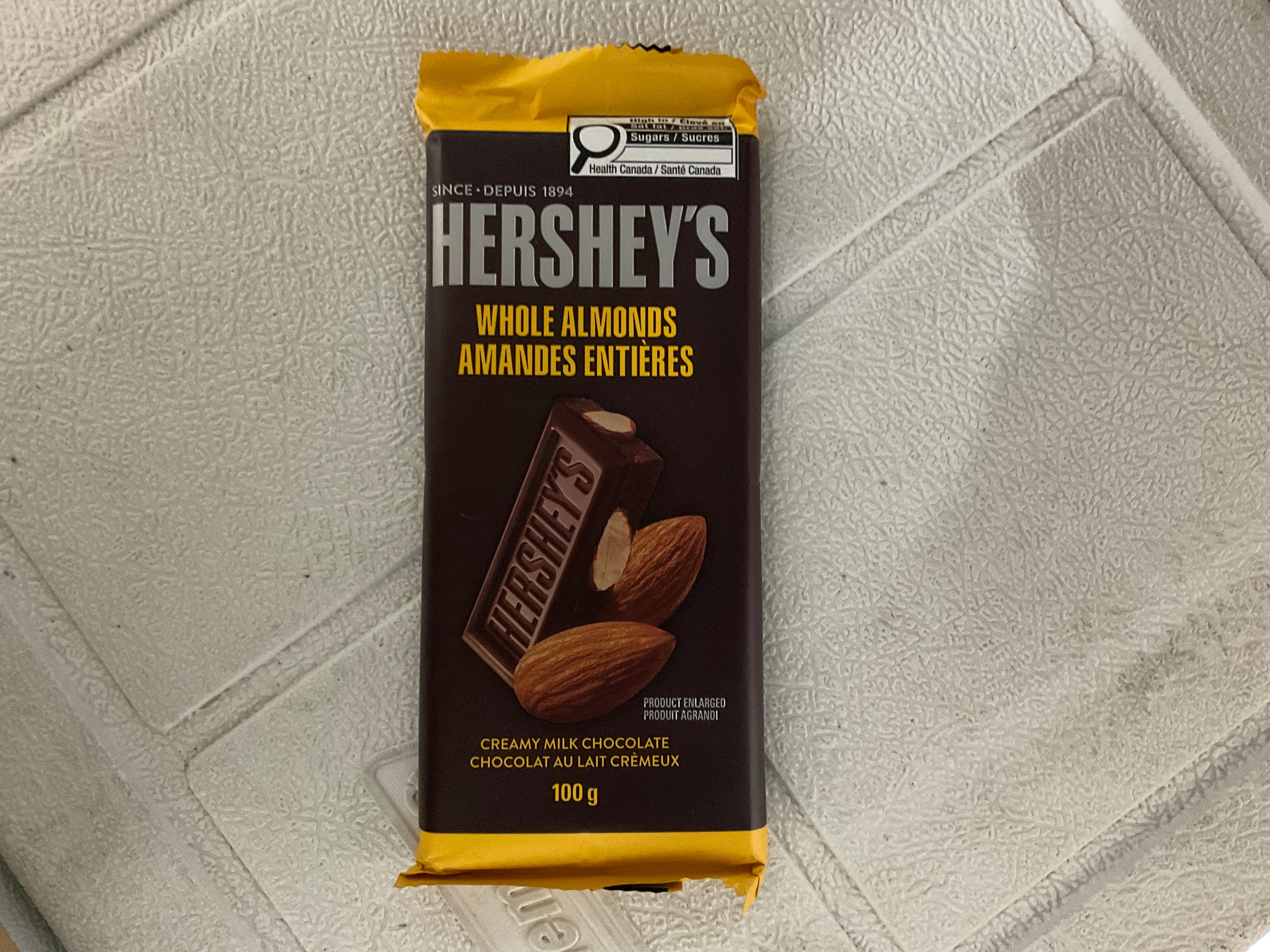 Hershey whole almonds