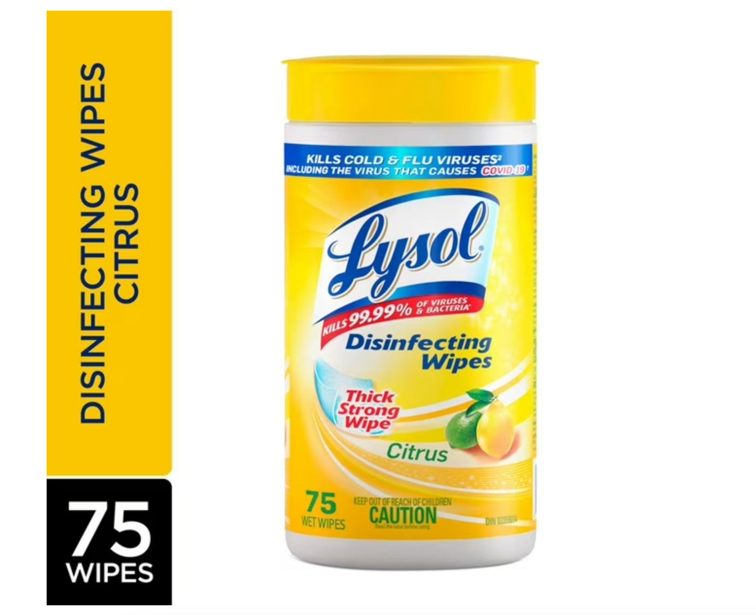 Lysol Disinfecting Wipes, Citrus (75 ct)