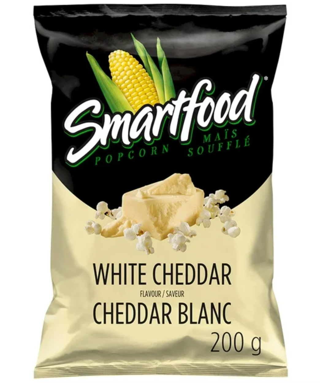 Smartfood White Cheddar flavour seasoned popcorn (200g)