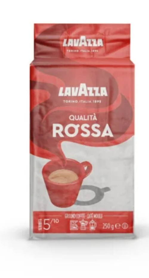 Lavazza, LVZ Rossa Ground Coffee, 250g