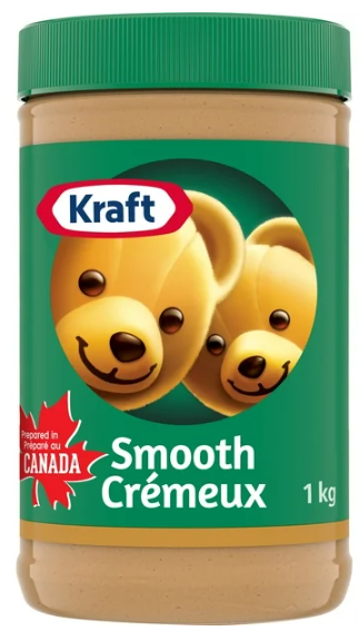 Kraft Smooth Peanut Butter, 1kg