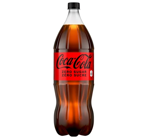 Coca-Cola Zero Sugar Bottle, 2 Liters