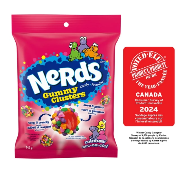 Nerds Gummy Clusters Rainbow, 142g