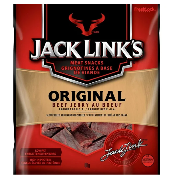 Jack Link's Original Beef Jerky, 80g