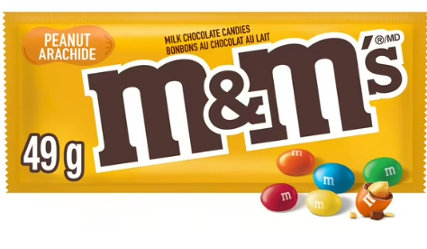 M&M'S, Peanut Milk Chocolate (49g)