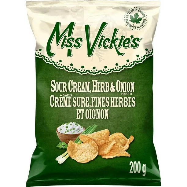 Miss Vickie's, Sour Cream Herb & Onion (200g)