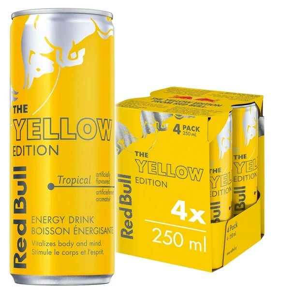 Red Bull, Yellow Edition Tropical (4 x 250mL)