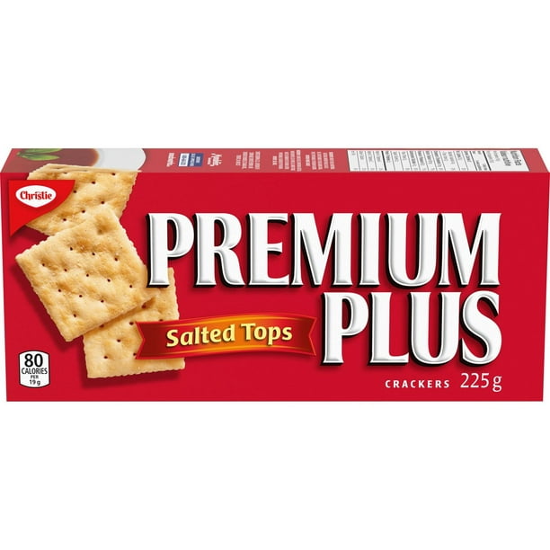 Christie Premium Plus Salted Tops Crackers, 225g