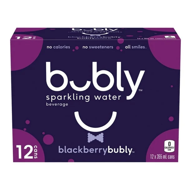 Bubly, Blackberry (12 x 355mL)