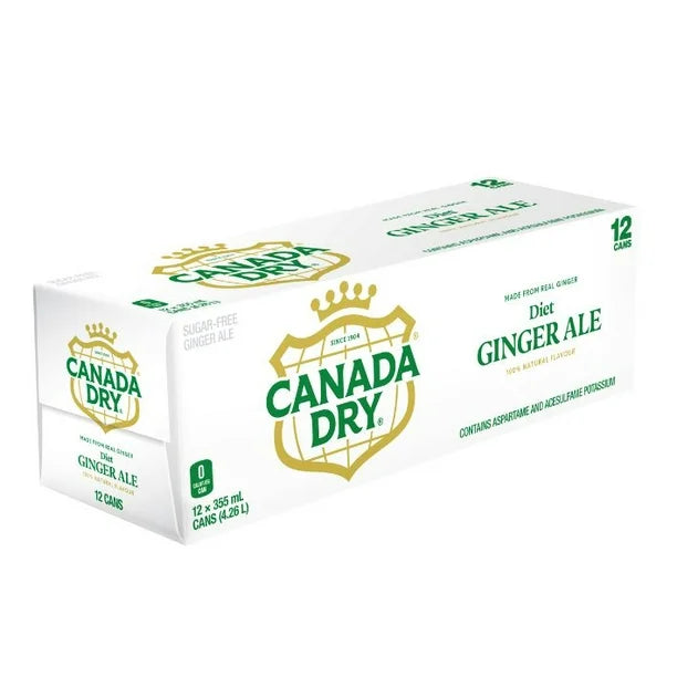 Canada Dry, Diet Ginger Ale (12 x 355mL)