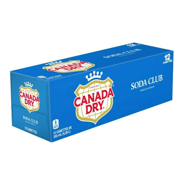 Canada Dry, Club Soda (12 x 355mL)
