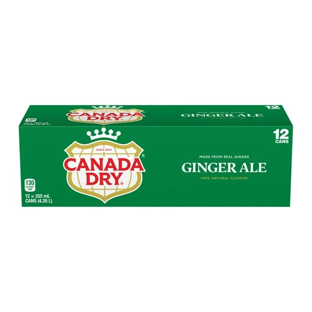 Canada Dry, Ginger Ale Original (12 x 355mL)