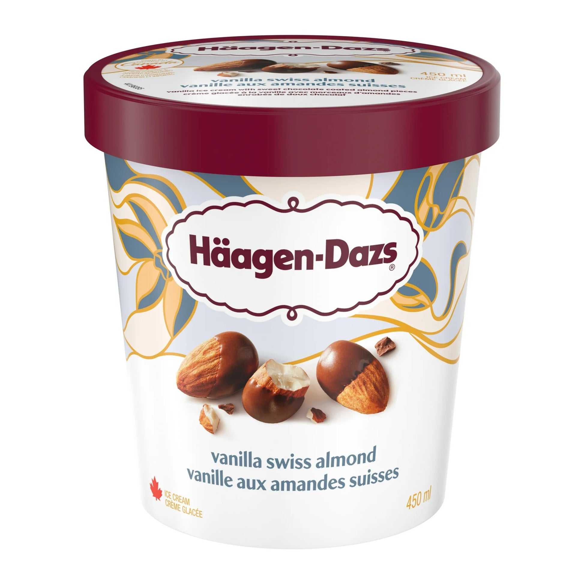 Haagen-Dazs, Vanilla Swiss Almond (450mL)