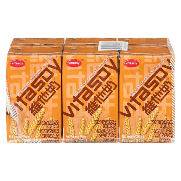 Vitasoy, Malt Soy Drink (6 x 250mL)