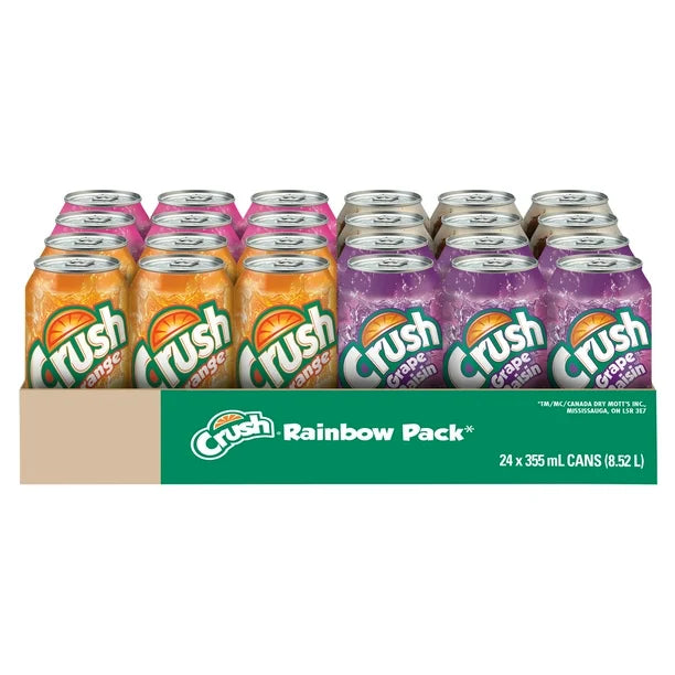 Crush, Rainbow Pack (24 x 355mL)