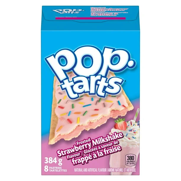 Kellogg's Pop-Tarts, Frosted Strawberry Milkshake (8pk)