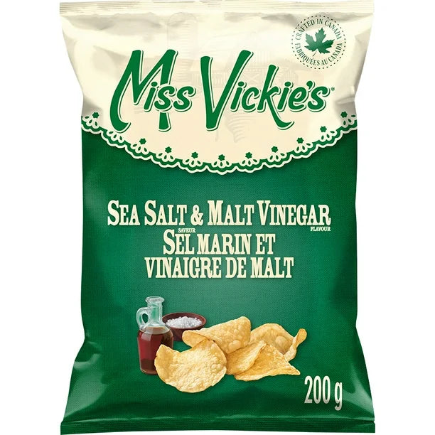 Miss Vickie's, Sea Salt & Malt Vinegar (200g)