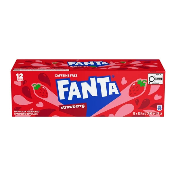 Fanta, Strawberry (12 x 355mL)